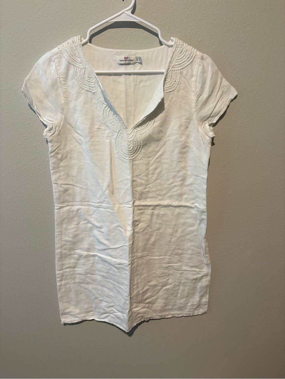 Vineyard Vines white Short Sleeve dress